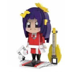 ZHEGAO 00340 non  NGHỆ SĨ GUITAR bộ đồ chơi xếp lắp ráp ghép mô hình GUITARIST 400 khối