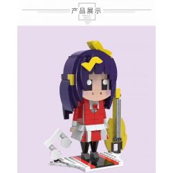 ZHEGAO 00340 non  NGHỆ SĨ GUITAR bộ đồ chơi xếp lắp ráp ghép mô hình GUITARIST 400 khối