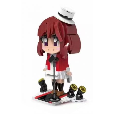 ZHEGAO 00339 non  CA SĨ bộ đồ chơi xếp lắp ráp ghép mô hình SINGER 386 khối