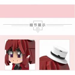 ZHEGAO 00339 non  CA SĨ bộ đồ chơi xếp lắp ráp ghép mô hình SINGER 386 khối