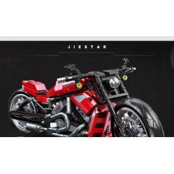 JIESTAR 91020 non  HARLEY DAVIDSON ĐÊM BÁNH LÁI bộ đồ chơi xếp lắp ráp ghép mô hình  NIGHT ROD Kỹ Thuật Công Nghệ Cao Mô Hình Phương Tiện 849 khối