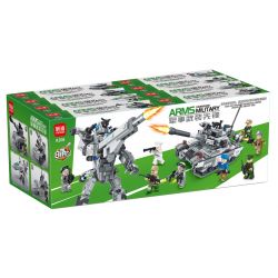 MINGDI K208 non  TIÊN PHONG VŨ TRANG QUÂN SỰ 8 TỔ HỢP bộ đồ chơi xếp lắp ráp ghép mô hình Military Army Quân Sự Bộ Đội 827 khối