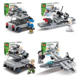 MINGDI K208 non  TIÊN PHONG VŨ TRANG QUÂN SỰ 8 TỔ HỢP bộ đồ chơi xếp lắp ráp ghép mô hình Military Army Quân Sự Bộ Đội 827 khối