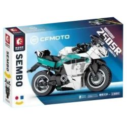 SEMBO 705301 non  GIÓ XUÂN XE MÁY 250SR bộ đồ chơi xếp lắp ráp ghép mô hình Motorcycle Motorbike CFMOTO Xe Hai Bánh 304 khối