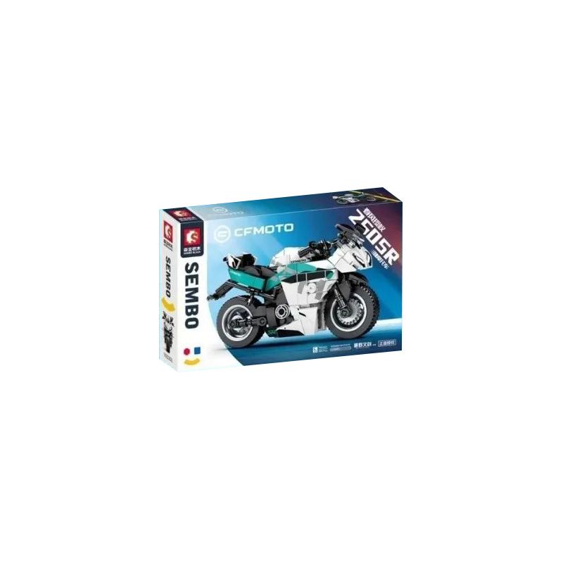 SEMBO 705301 non  GIÓ XUÂN XE MÁY 250SR bộ đồ chơi xếp lắp ráp ghép mô hình Motorcycle Motorbike CFMOTO Xe Hai Bánh 304 khối