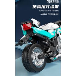 SEMBO 705301 non  GIÓ XUÂN XE MÁY 250SR bộ đồ chơi xếp lắp ráp ghép mô hình Motorcycle Motorbike CFMOTO Xe Hai Bánh 304 khối