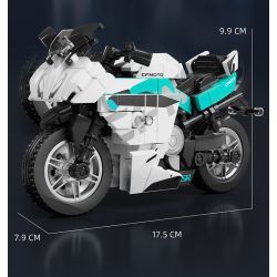 SEMBO 705301 non  GIÓ XUÂN XE MÁY 250SR bộ đồ chơi xếp lắp ráp ghép mô hình Motorcycle Motorbike CFMOTO Xe Hai Bánh 304 khối