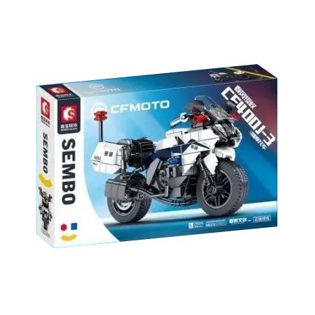 SEMBO 705300 non  XE MÁY CHUNFENG CF400J-3 bộ đồ chơi xếp lắp ráp ghép mô hình Motorcycle Motorbike CFMOTO Xe Hai Bánh 368 khối