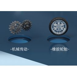 SEMBO 705300 non  XE MÁY CHUNFENG CF400J-3 bộ đồ chơi xếp lắp ráp ghép mô hình Motorcycle Motorbike CFMOTO Xe Hai Bánh 368 khối