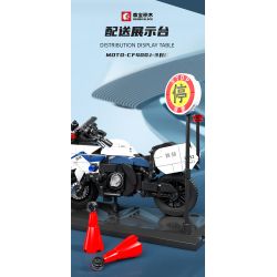SEMBO 705300 non  XE MÁY CHUNFENG CF400J-3 bộ đồ chơi xếp lắp ráp ghép mô hình Motorcycle Motorbike CFMOTO Xe Hai Bánh 368 khối