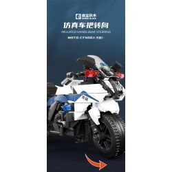 SEMBO 705300 non  XE MÁY CHUNFENG CF400J-3 bộ đồ chơi xếp lắp ráp ghép mô hình Motorcycle Motorbike CFMOTO Xe Hai Bánh 368 khối