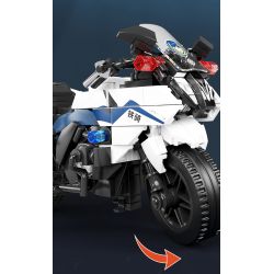 SEMBO 705300 non  XE MÁY CHUNFENG CF400J-3 bộ đồ chơi xếp lắp ráp ghép mô hình Motorcycle Motorbike CFMOTO Xe Hai Bánh 368 khối