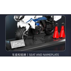 SEMBO 705300 non  XE MÁY CHUNFENG CF400J-3 bộ đồ chơi xếp lắp ráp ghép mô hình Motorcycle Motorbike CFMOTO Xe Hai Bánh 368 khối