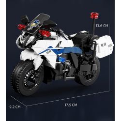 SEMBO 705300 non  XE MÁY CHUNFENG CF400J-3 bộ đồ chơi xếp lắp ráp ghép mô hình Motorcycle Motorbike CFMOTO Xe Hai Bánh 368 khối