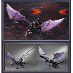 Enlighten 72025 Qman 72025 non  ĐÁNH THỨC RỒNG ĐEN bộ đồ chơi xếp lắp ráp ghép mô hình Minecraft Game Xây Dựng