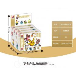 SEMBO 613114 non  YÊU TINH HÀI HƯỚC CÁ VOI INTERNET bộ đồ chơi xếp lắp ráp ghép mô hình 246 khối