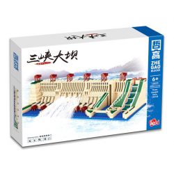 ZHEGAO LZ8213 8213 non  ĐẬP TAM HIỆP HỒ BẮC YICHANG bộ đồ chơi xếp lắp ráp ghép mô hình Buildings ANSHUN CORRIDOR BRIDGE 4050 khối