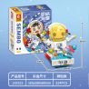 SEMBO 203322 non  TÌM THẤY ET bộ đồ chơi xếp lắp ráp ghép mô hình Space Thám Hiểm Không Gian 324 khối