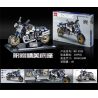 FAIR 9035 non  XE MÁY MÀU XANH bộ đồ chơi xếp lắp ráp ghép mô hình Motorcycle Motorbike Xe Hai Bánh 269 khối