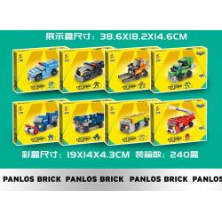 PanlosBrick 633074 Panlos Brick 633074 non  ROBOT THÀNH PHỐ 8 KẾT HỢP bộ đồ chơi xếp lắp ráp ghép mô hình City 732 khối