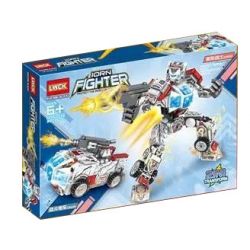 LWCK 60018 non  BIẾN HÌNH bộ đồ chơi xếp lắp ráp ghép mô hình Creator IORN FIGHTER Sáng Tạo 390 khối