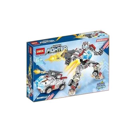 LWCK 60018 non  BIẾN HÌNH bộ đồ chơi xếp lắp ráp ghép mô hình Creator IORN FIGHTER Sáng Tạo 390 khối