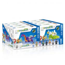 ZHEGAO QL0273 0273 non  CƠ KHÍ KHỦNG LONG 8 PHONG CÁCH bộ đồ chơi xếp lắp ráp ghép mô hình Dino DINOSAUR 640 khối