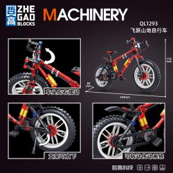 ZHEGAO QL1293 1293 non  NHẢY XE ĐẠP LEO NÚI bộ đồ chơi xếp lắp ráp ghép mô hình  MOUNTAIN BIKE Kỹ Thuật Công Nghệ Cao Mô Hình Phương Tiện 243 khối