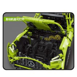 EXTRAORDINARY F10004 10004 non  YÊU TINH XANH MERCEDES AMG tỷ lệ 1:14 bộ đồ chơi xếp lắp ráp ghép mô hình  Kỹ Thuật Công Nghệ Cao Mô Hình Phương Tiện 1139 khối