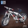 ZHEGAO QL1291 1291 non  XE ĐẠP LEO NÚI NGÀN DẶM bộ đồ chơi xếp lắp ráp ghép mô hình  MOUNTAIN BIKE Kỹ Thuật Công Nghệ Cao Mô Hình Phương Tiện 253 khối