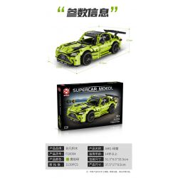 EXTRAORDINARY F10004 10004 non  YÊU TINH XANH MERCEDES AMG tỷ lệ 1:14 bộ đồ chơi xếp lắp ráp ghép mô hình  Kỹ Thuật Công Nghệ Cao Mô Hình Phương Tiện 1139 khối