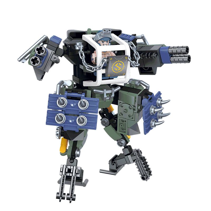 JIESTAR 67020 non  MECHA NGOÀI VÒNG PHÁP LUẬT bộ đồ chơi xếp lắp ráp ghép mô hình 233 khối