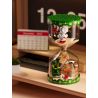SEMBO 605027 non  ĐỒNG HỒ CÁT GIÁNG SINH bộ đồ chơi xếp lắp ráp ghép mô hình Christmas CHRISTMAS HOURGLASS