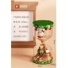 SEMBO 605027 non  ĐỒNG HỒ CÁT GIÁNG SINH bộ đồ chơi xếp lắp ráp ghép mô hình Christmas CHRISTMAS HOURGLASS
