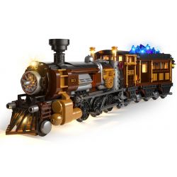 FUNWHOLE F9006 9006 non  TÀU HƠI NƯỚC ĐẦY QUẶNG bộ đồ chơi xếp lắp ráp ghép mô hình Creator Expert STEAM TRAIN Chuyên Gia Sáng Tạo 1056 khối