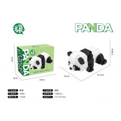 STUBBORN CARD 13606 non  BỮA TIỆC GẤU TRÚC LỚN bộ đồ chơi xếp lắp ráp ghép mô hình Creator PANDA Sáng Tạo 1163 khối