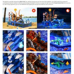 FUNWHOLE FH-9003 9003 FH9003 non  THUYỀN THÁM HIỂM ĐẠI DƯƠNG bộ đồ chơi xếp lắp ráp ghép mô hình Creator Expert OCEAN ADVENTURE SHIP Chuyên Gia Sáng Tạo 824 khối