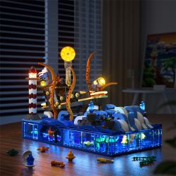 FUNWHOLE FH-9003 9003 FH9003 non  THUYỀN THÁM HIỂM ĐẠI DƯƠNG bộ đồ chơi xếp lắp ráp ghép mô hình Creator Expert OCEAN ADVENTURE SHIP Chuyên Gia Sáng Tạo 824 khối