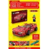 ZUANMA 096C non  FERRARI bộ đồ chơi xếp lắp ráp ghép mô hình Speed Champions Racing Cars Đua Xe Công Thức 322 khối