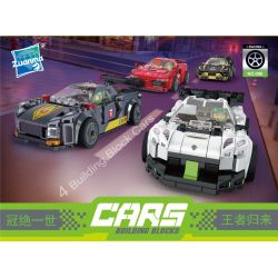 ZUANMA 096A non  KOENIGSEGG bộ đồ chơi xếp lắp ráp ghép mô hình Speed Champions Racing Cars Đua Xe Công Thức 322 khối