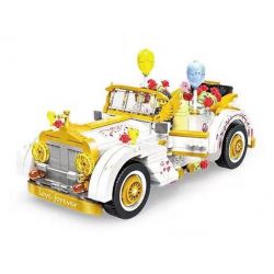 ZHEGAO 00310 non  XE CƯỚI bộ đồ chơi xếp lắp ráp ghép mô hình Creator Sáng Tạo 522 khối