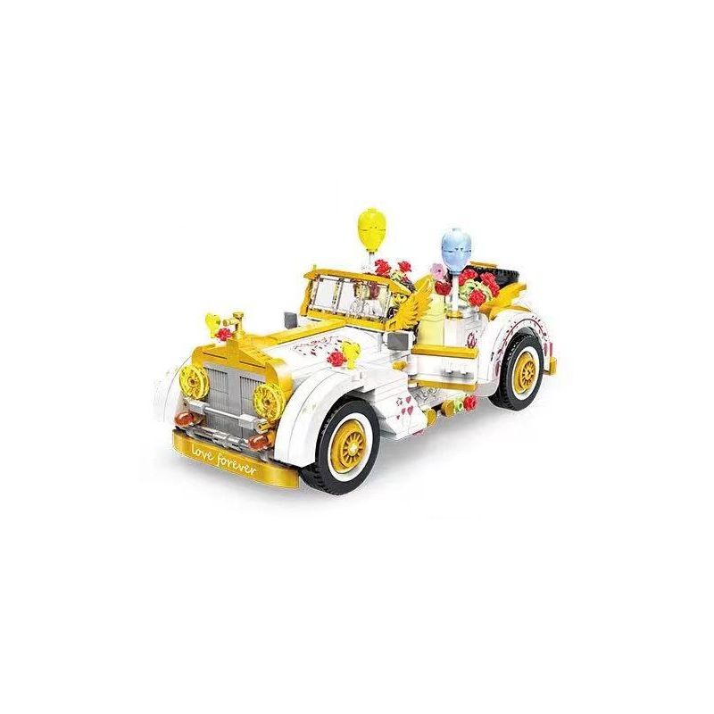 ZHEGAO 00310 non  XE CƯỚI bộ đồ chơi xếp lắp ráp ghép mô hình Creator Sáng Tạo 522 khối