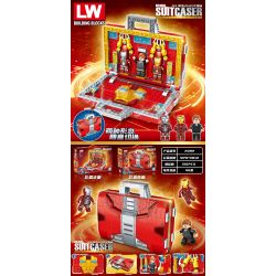 LW 2092 non  VALI NGƯỜI SẮT bộ đồ chơi xếp lắp ráp ghép mô hình Marvel Super Heroes Siêu Anh Hùng Marvel 516 khối