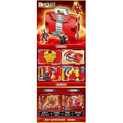 LW 2092 non  VALI NGƯỜI SẮT bộ đồ chơi xếp lắp ráp ghép mô hình Marvel Super Heroes Siêu Anh Hùng Marvel 516 khối