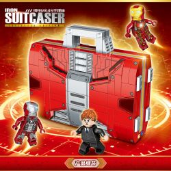 LW 2092 non  VALI NGƯỜI SẮT bộ đồ chơi xếp lắp ráp ghép mô hình Marvel Super Heroes Siêu Anh Hùng Marvel 516 khối