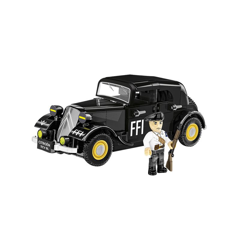 COBI CHARACTER BUILDING 2266 non  CITROËN 11C tỷ lệ 1:35 bộ đồ chơi xếp lắp ráp ghép mô hình Racers CITROEN TRACTION 11CV BL Đua Tốc Độ 236 khối