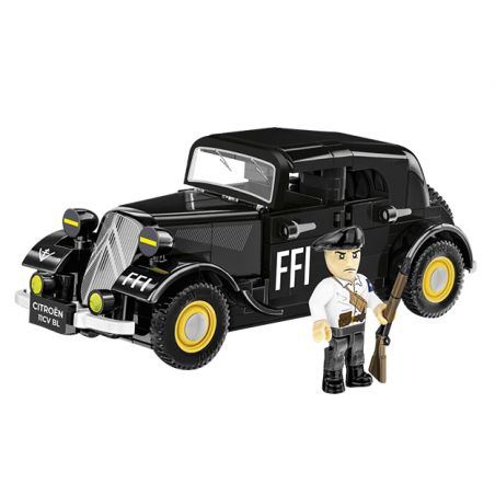 COBI CHARACTER BUILDING 2266 non  CITROËN 11C tỷ lệ 1:35 bộ đồ chơi xếp lắp ráp ghép mô hình Racers CITROEN TRACTION 11CV BL Đua Tốc Độ 236 khối