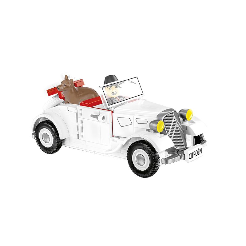 COBI CHARACTER BUILDING 2264 non  CITROËN 7C tỷ lệ 1:35 bộ đồ chơi xếp lắp ráp ghép mô hình Racers CITROEN TRACTION 7C Đua Tốc Độ 199 khối