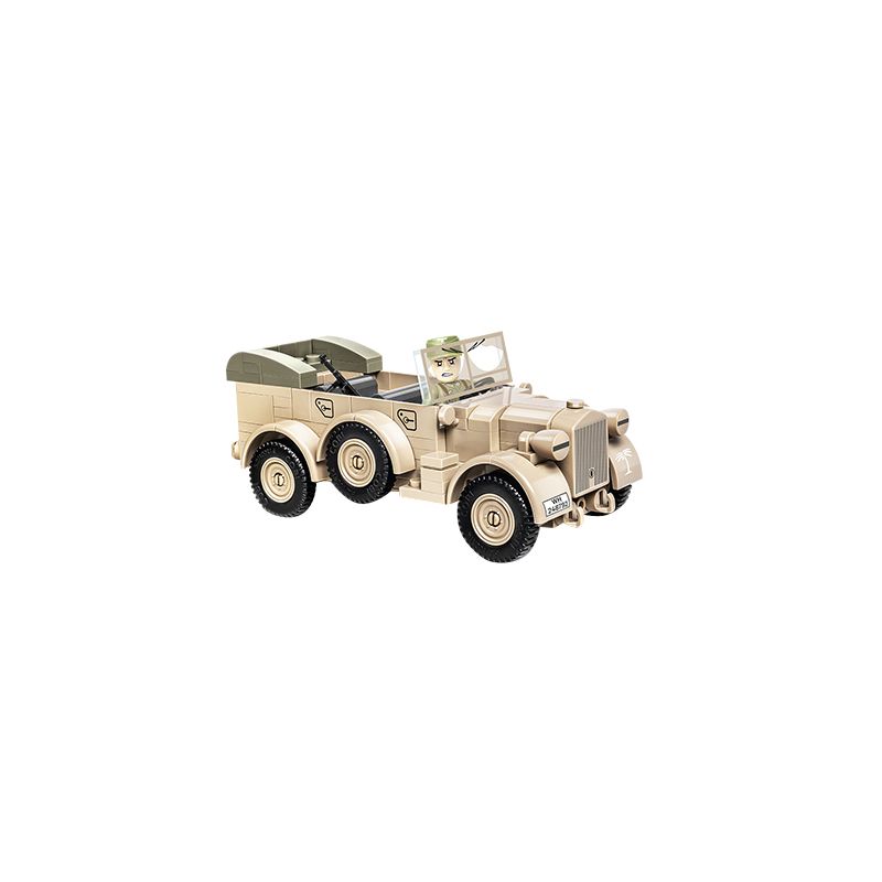 COBI CHARACTER BUILDING 2256 non  MÁY VẬN CHUYỂN HORCH 901 bộ đồ chơi xếp lắp ráp ghép mô hình Military Army 1937 HORCH 901 KFZ.15 Quân Sự Bộ Đội 178 khối