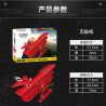 COBI CHARACTER BUILDING 2986 non  MÁY BAY CHIẾN ĐẤU TẦNG CÁNH RED BARON FOKKER tỷ lệ 1:32 bộ đồ chơi xếp lắp ráp ghép mô hình Military Army FOKKER DR.1 RED BARON Quân Sự Bộ Đội 174 khối